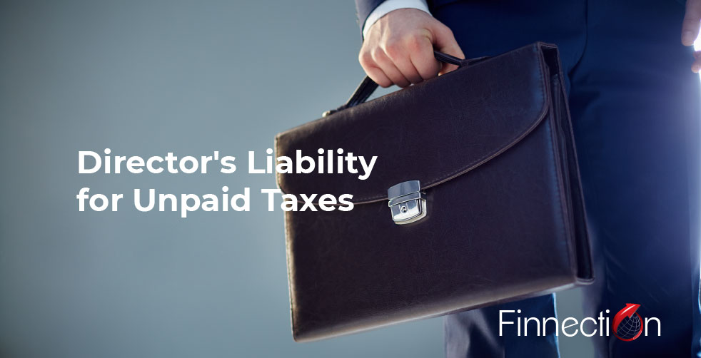 Director’s Liability for Unpaid Taxes